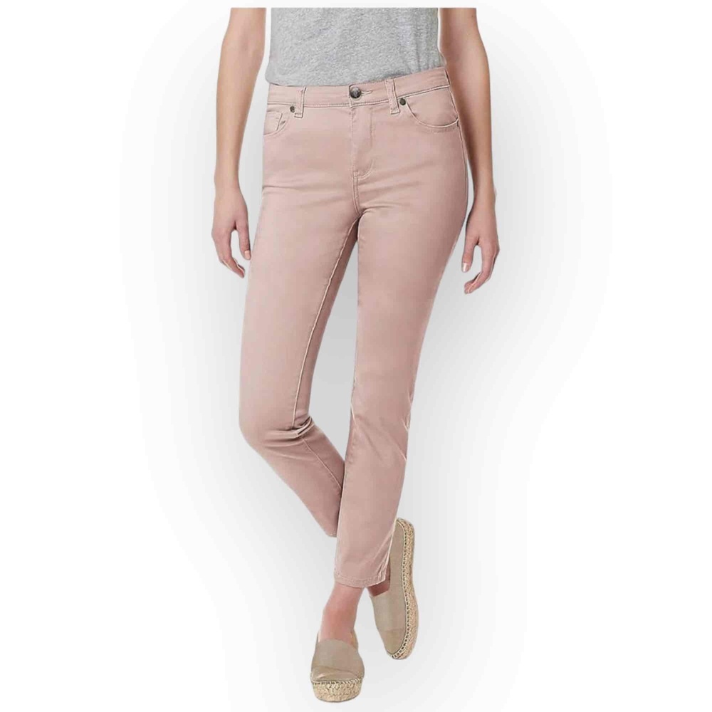 NWT Buffalo David Bitton Ankle Grazer Skinny Pants Blush Rose Pink Size 6/28